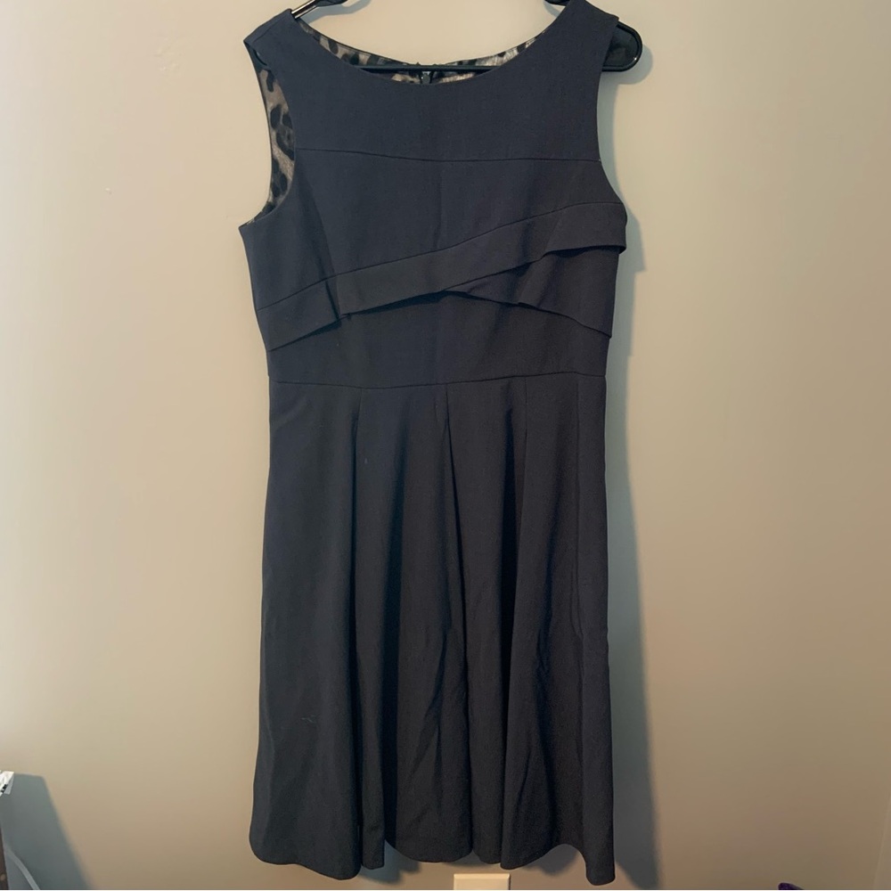 JONES NEW YORK A LINE DRESS BLACK SIZE 12